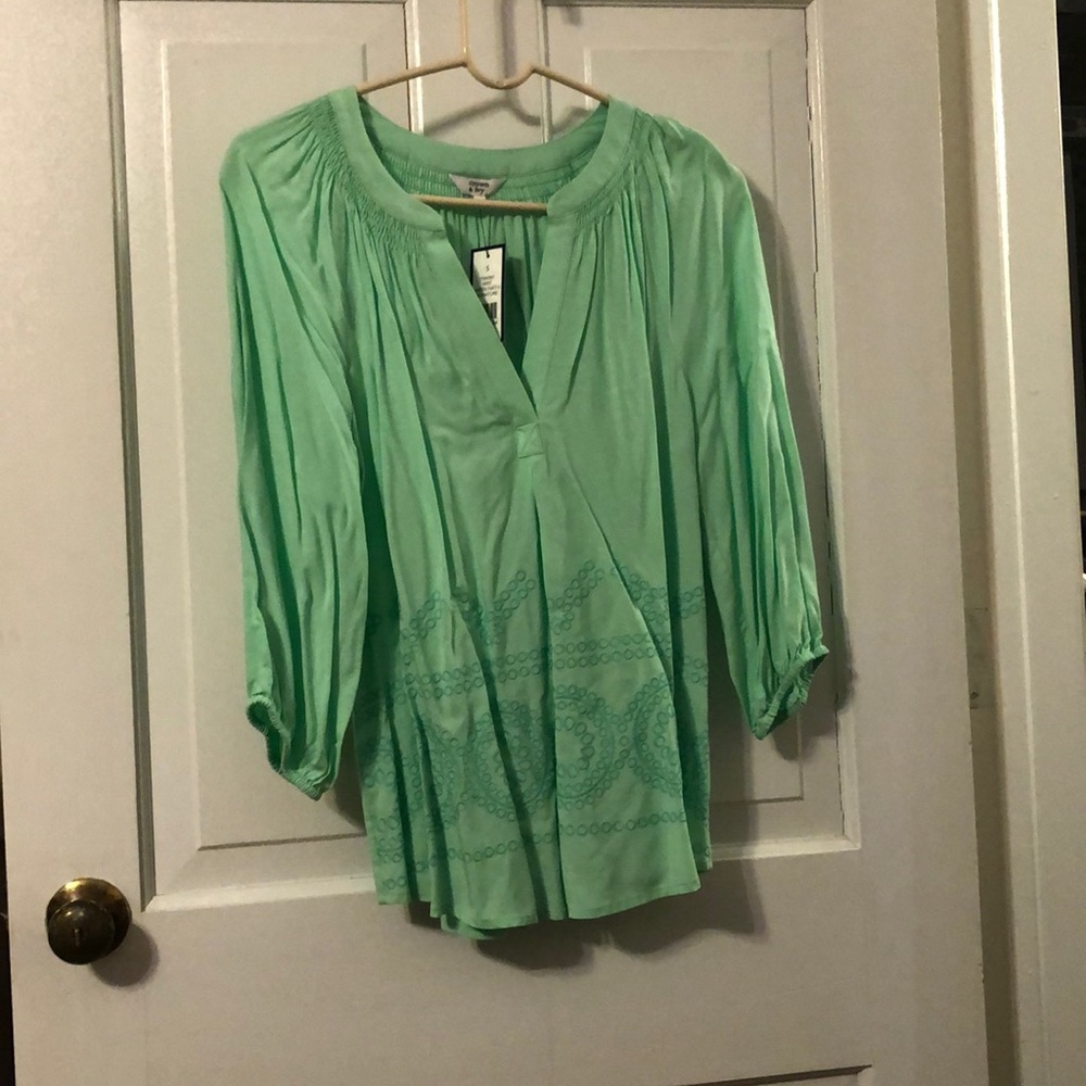 NWT Crown & Ivy Garden party II tunic/Elsa top